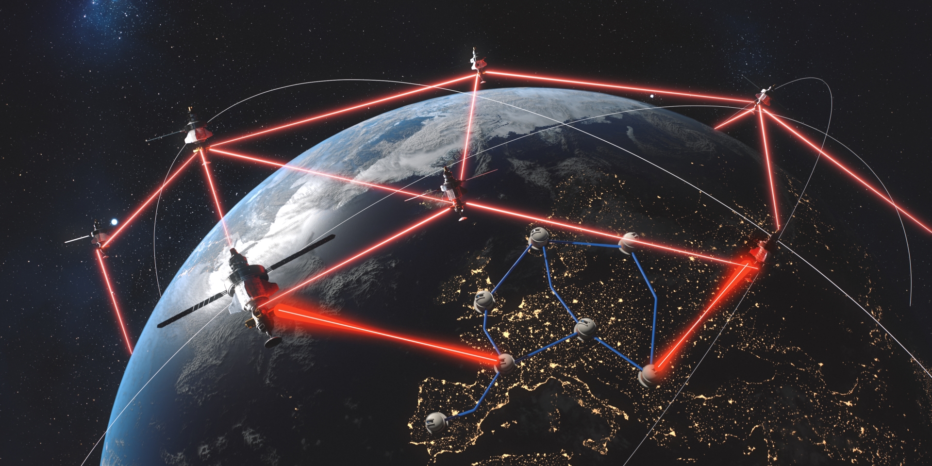 Lasers enable internet backbone via satellite